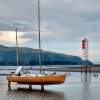 MarAzul aground standing in Kerry Slough entrance 9-13-19.jpg